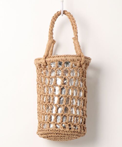 Laugoa（ラウゴア）の「ONT ペーパー ミニ かごバッグ（かごバッグ・レディース・ベージュ・9）」の16枚目の写真