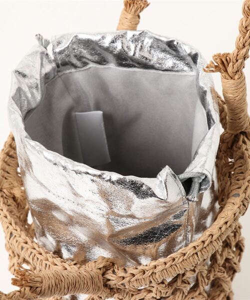 Laugoa（ラウゴア）の「ONT ペーパー ミニ かごバッグ（かごバッグ・レディース・ベージュ・9）」の18枚目の写真