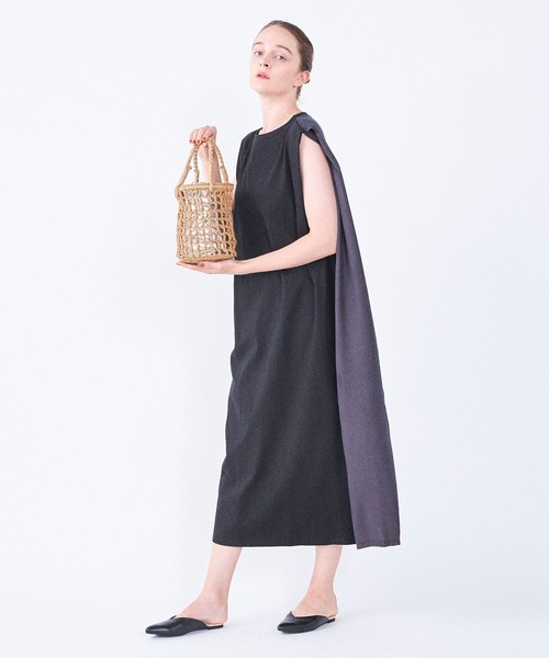 Laugoa（ラウゴア）の「ONT ペーパー ミニ かごバッグ（かごバッグ・レディース・ベージュ・9）」の3枚目の写真