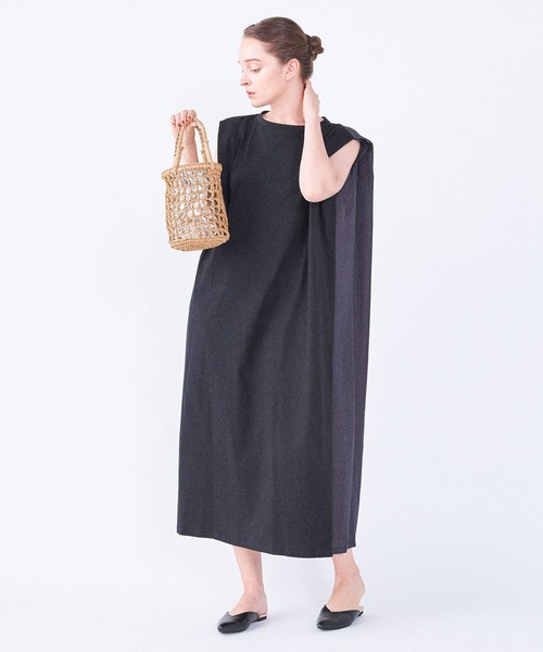 Laugoa（ラウゴア）の「ONT ペーパー ミニ かごバッグ（かごバッグ・レディース・ベージュ・9）」の4枚目の写真