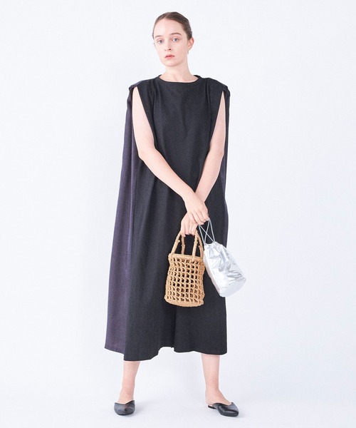 Laugoa（ラウゴア）の「ONT ペーパー ミニ かごバッグ（かごバッグ・レディース・ベージュ・9）」の5枚目の写真