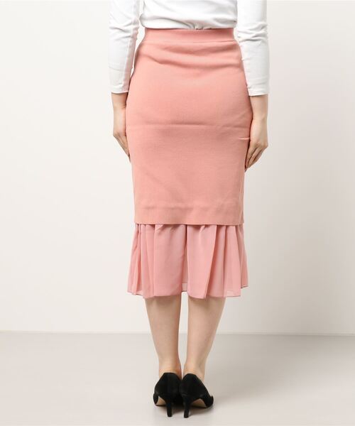 MIIA(ミーア)の「異素材ドッキングニットスカート(スカート・レディース・ブラック/ベージュ/ピンク・FREE)」の13枚目の写真