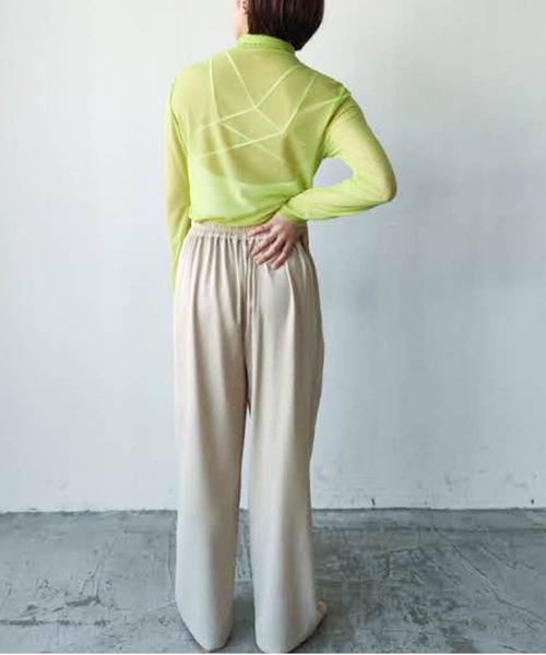 VACANCY（ヴァカンシー）の「シアーカラーインナー（Tシャツ/カットソー・レディース・ブラック/オレンジ/グリーン・FREE）」の12枚目の写真