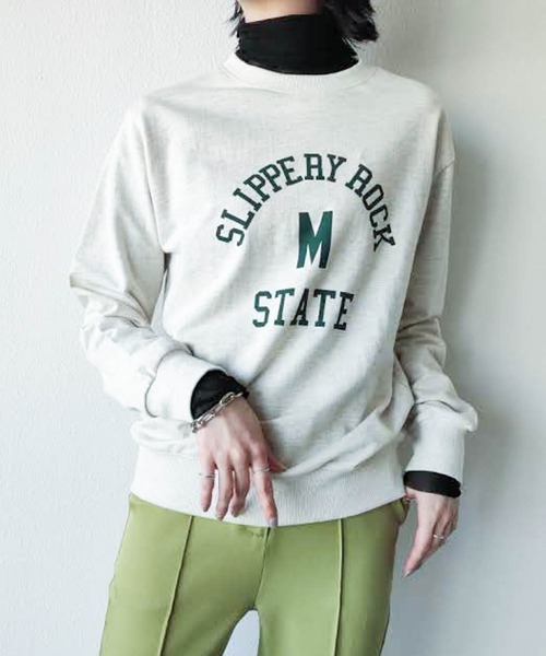 VACANCY（ヴァカンシー）の「シアーカラーインナー（Tシャツ/カットソー・レディース・ブラック/オレンジ/グリーン・FREE）」の5枚目の写真