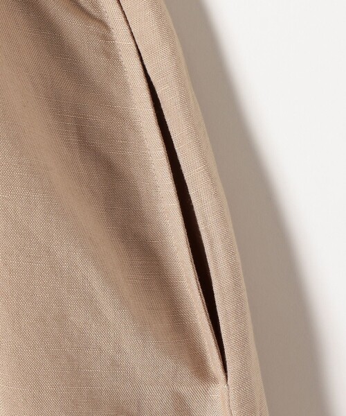 SHIPS any(シップス エニィ)の「SHIPS any:〈手洗い可能〉リネン ミックス マキシ ワンピース(ワンピース・レディース・ブラック/ベージュ/ライトグリーン・ONE SIZE)」の9枚目の写真