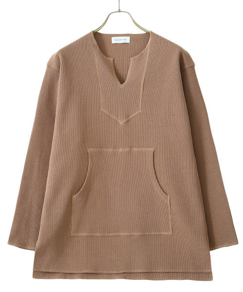 BALLAST ARK（バラストアーク）の「BALLAST ARK / バラストアーク：MEXICAN THERMAL PULLOVER：BA03-T003[AST]（Tシャツ/カットソー・メンズ・ホワイト/ブラウン・M/L）」の17枚目の写真