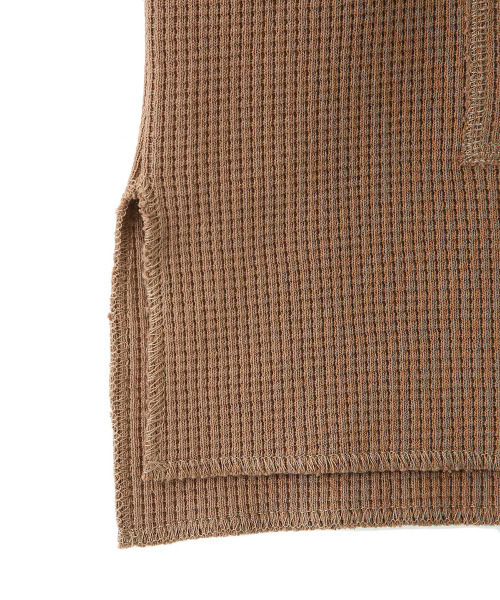 BALLAST ARK（バラストアーク）の「BALLAST ARK / バラストアーク：MEXICAN THERMAL PULLOVER：BA03-T003[AST]（Tシャツ/カットソー・メンズ・ホワイト/ブラウン・M/L）」の20枚目の写真