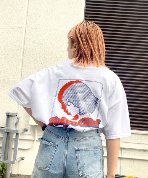 TOKYOGIRL（トーキョーガール）の「《WEB限定》東京ガール ハーフトーンTEE（Tシャツ/カットソー・メンズ・ホワイト/ライトグレー/ブラック/ネイビー/サックスブルー/グリーン・FREE）」の2枚目の写真