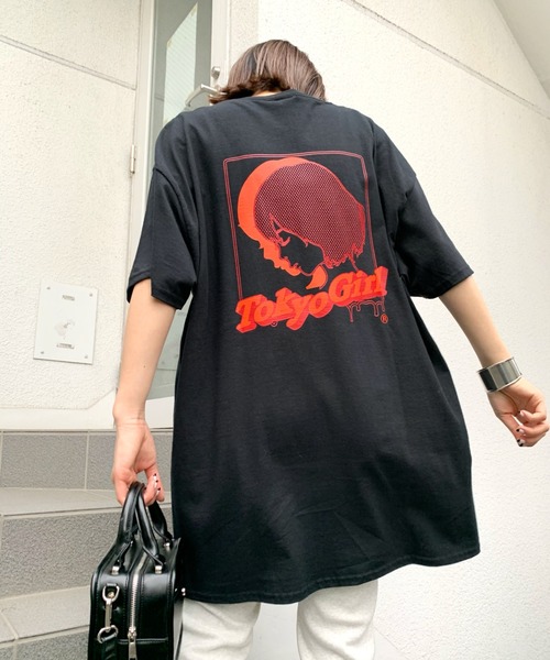 TOKYOGIRL（トーキョーガール）の「《WEB限定》東京ガール ハーフトーンTEE（Tシャツ/カットソー・メンズ・ホワイト/ライトグレー/ブラック/ネイビー/サックスブルー/グリーン・FREE）」の3枚目の写真