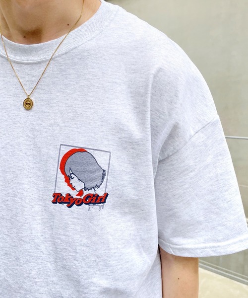 TOKYOGIRL（トーキョーガール）の「《WEB限定》東京ガール ハーフトーンTEE（Tシャツ/カットソー・メンズ・ホワイト/ライトグレー/ブラック/ネイビー/サックスブルー/グリーン・FREE）」の12枚目の写真