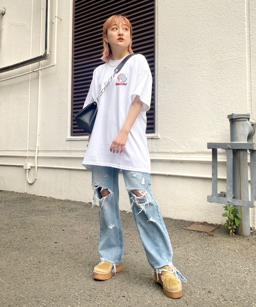 TOKYOGIRL（トーキョーガール）の「《WEB限定》東京ガール ハーフトーンTEE（Tシャツ/カットソー・メンズ・ホワイト/ライトグレー/ブラック/ネイビー/サックスブルー/グリーン・FREE）」の13枚目の写真