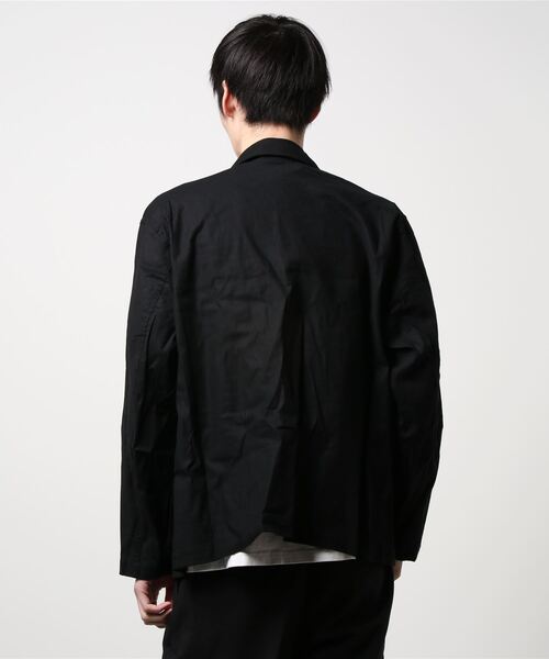 Burner(バーナー)の「【BURNER SELECT】綿麻ストレッチミリタリーシャツジャケット(ミリタリージャケット・メンズ・ベージュ/ネイビー/カーキ/ブラック/キナリ・L/M/XL)」の7枚目の写真