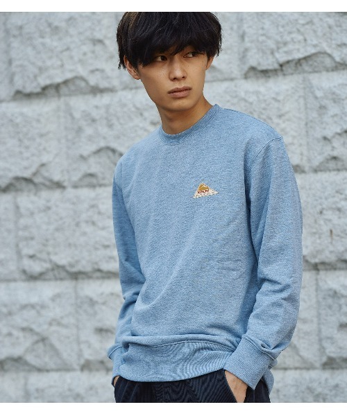 KELTY（ケルティ）の「[KELTY/ケルティ]ミニロゴクルー（スウェット・メンズ・ヘザーグレー/ベージュ/ブルー/ブラック・M/S/XL/L）」の3枚目の写真