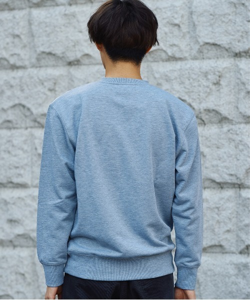 KELTY（ケルティ）の「[KELTY/ケルティ]ミニロゴクルー（スウェット・メンズ・ヘザーグレー/ベージュ/ブルー/ブラック・M/S/XL/L）」の7枚目の写真