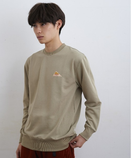KELTY（ケルティ）の「[KELTY/ケルティ]ミニロゴクルー（スウェット・メンズ・ヘザーグレー/ベージュ/ブルー/ブラック・M/S/XL/L）」の12枚目の写真