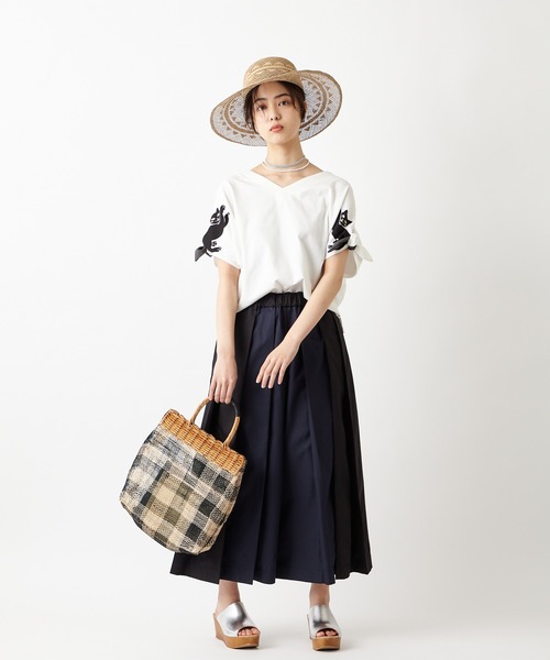 ふりふ（フリフ）の「アラログアバカトート（トートバッグ・レディース・ブラック/イエロー・FREE）」の9枚目の写真