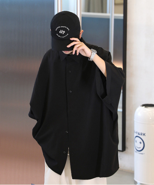 neos（ネオス）の「【neos -addictive design-】Big silhouette Dolman sleeve shirt（シャツ/ブラウス・メンズ・ブラック/ベージュ/オフホワイト・MEDIUM/LARGE）」の12枚目の写真