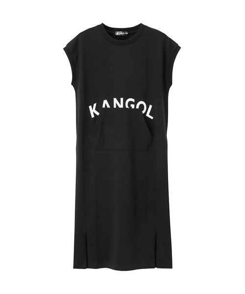 KANGOL(カンゴール)の「KANGOL カンゴール フロントスリット入り ノースリーブ ワンピース(ワンピース・キッズ・ベージュ/ブラック・140cm/150cm/160cm/130cm)」の21枚目の写真