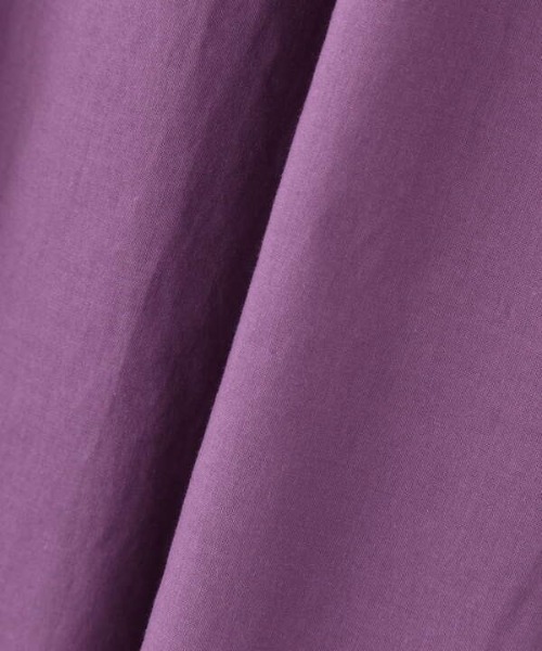 N.（N. Natural Beauty Basic）（エヌエヌナチュラルビューティーベーシック）の「コットンローンスタンドネックワンピース（ワンピース・レディース・ブラック/パープル/ブルー/グリーン・MEDIUM）」の22枚目の写真