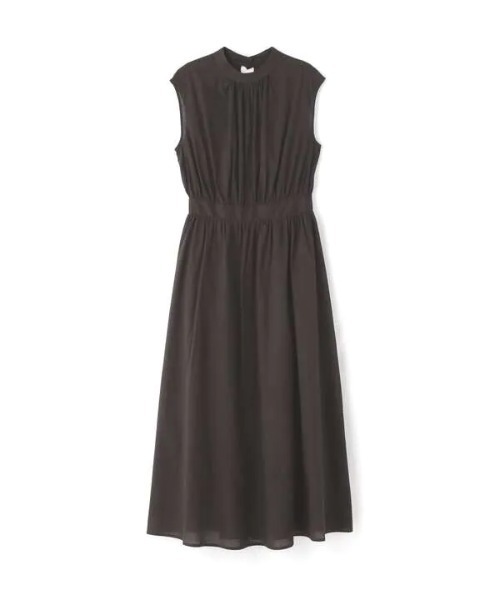 N.（N. Natural Beauty Basic）（エヌエヌナチュラルビューティーベーシック）の「コットンローンスタンドネックワンピース（ワンピース・レディース・ブラック/パープル/ブルー/グリーン・MEDIUM）」の9枚目の写真