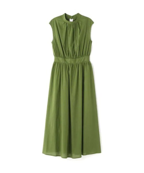 N.（N. Natural Beauty Basic）（エヌエヌナチュラルビューティーベーシック）の「コットンローンスタンドネックワンピース（ワンピース・レディース・ブラック/パープル/ブルー/グリーン・MEDIUM）」の13枚目の写真