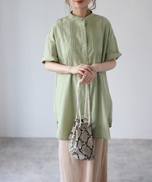 4youstory | ピンタックスタンドカラーブラウス(シャツ/ブラウス)