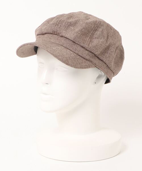 VENCEEXCHANGE（ヴァンスエクスチェンジ）の「リネン風キャスケット（キャスケット・レディース・ブラウン/ブラック/オフホワイト・FREE）」の11枚目の写真