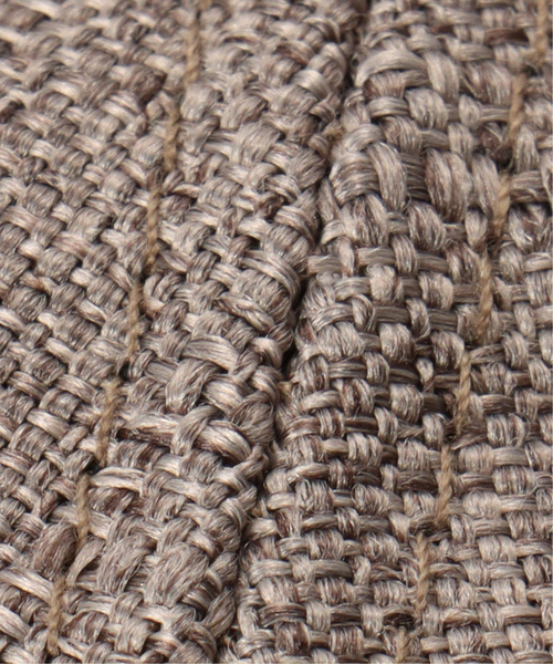 VENCEEXCHANGE（ヴァンスエクスチェンジ）の「リネン風キャスケット（キャスケット・レディース・ブラウン/ブラック/オフホワイト・FREE）」の8枚目の写真