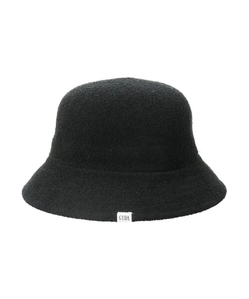 GYDA（ジェイダ）の「パイルバケットHAT（ハット・レディース・ブラック/オフホワイト・FREE）」の7枚目の写真