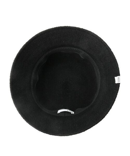 GYDA（ジェイダ）の「パイルバケットHAT（ハット・レディース・ブラック/オフホワイト・FREE）」の3枚目の写真