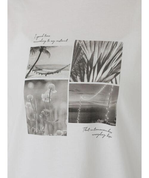 AMERICAN HOLIC(アメリカンホリック)の「背景フォトカットプルオーバー *(Tシャツ/カットソー・レディース・アイボリー/オフホワイト・FREE)」の22枚目の写真