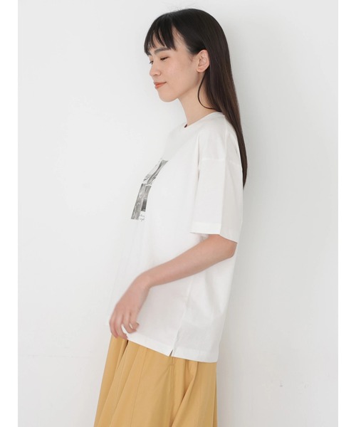 AMERICAN HOLIC(アメリカンホリック)の「背景フォトカットプルオーバー *(Tシャツ/カットソー・レディース・アイボリー/オフホワイト・FREE)」の5枚目の写真