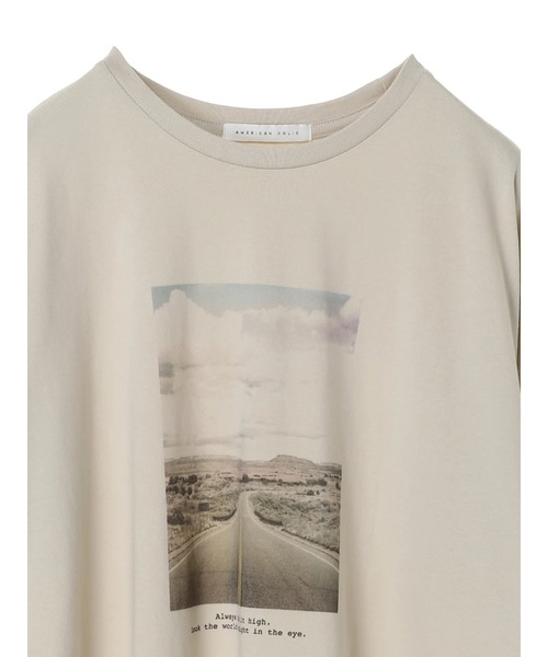 AMERICAN HOLIC(アメリカンホリック)の「背景フォトカットプルオーバー *(Tシャツ/カットソー・レディース・アイボリー/オフホワイト・FREE)」の11枚目の写真