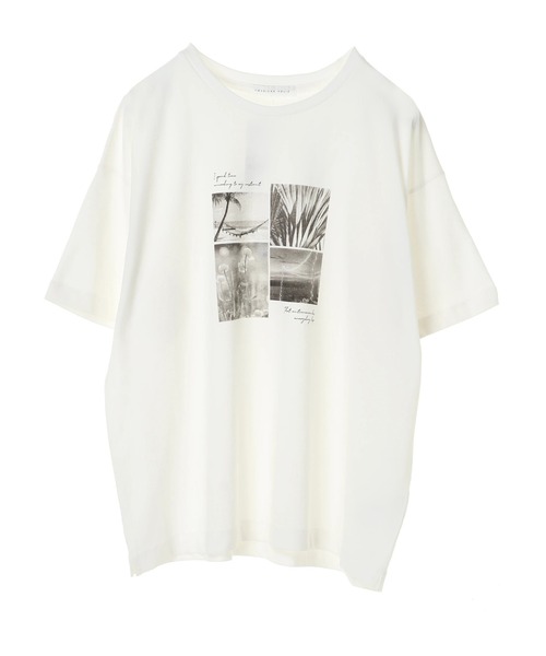 AMERICAN HOLIC(アメリカンホリック)の「背景フォトカットプルオーバー *(Tシャツ/カットソー・レディース・アイボリー/オフホワイト・FREE)」の15枚目の写真