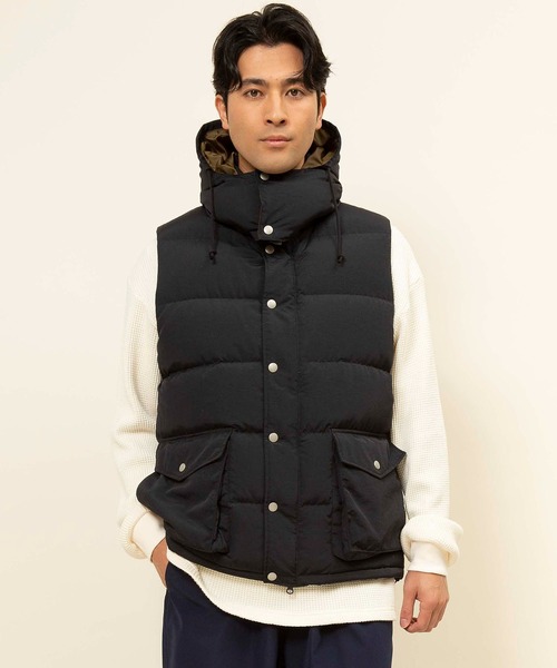 Johnbull（ジョンブル）の「ダウンベスト（ダウンベスト・メンズ・ブラック/オリーブ/ブルーグレー/マスタード/ダークカーキ・SMALL/MEDIUM/LARGE）」の2枚目の写真