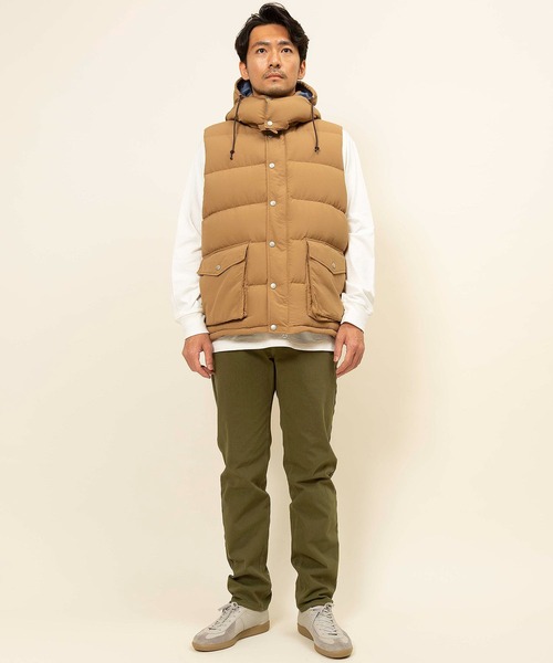 Johnbull（ジョンブル）の「ダウンベスト（ダウンベスト・メンズ・ブラック/オリーブ/ブルーグレー/マスタード/ダークカーキ・SMALL/MEDIUM/LARGE）」の12枚目の写真