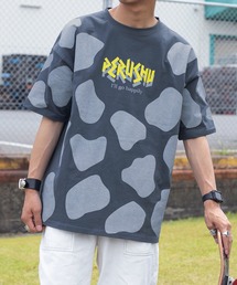 アニマル柄レトロTシャツ