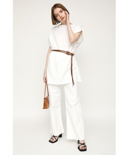 SLY(スライ)の「GATHER PUFF MINI OP ギャザー パフ ミニ ワンピース(ワンピース・レディース・ホワイト/グレー/ブラック・FREE)」の19枚目の写真