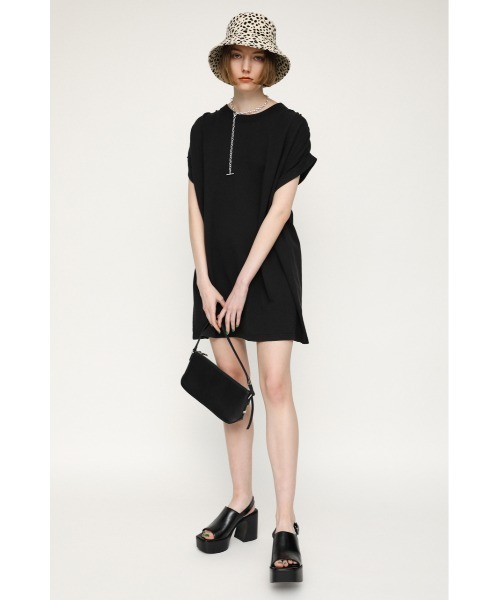 SLY(スライ)の「GATHER PUFF MINI OP ギャザー パフ ミニ ワンピース(ワンピース・レディース・ホワイト/グレー/ブラック・FREE)」の4枚目の写真