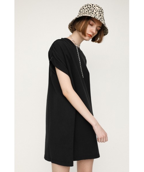 SLY(スライ)の「GATHER PUFF MINI OP ギャザー パフ ミニ ワンピース(ワンピース・レディース・ホワイト/グレー/ブラック・FREE)」の7枚目の写真