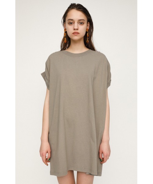 SLY(スライ)の「GATHER PUFF MINI OP ギャザー パフ ミニ ワンピース(ワンピース・レディース・ホワイト/グレー/ブラック・FREE)」の5枚目の写真