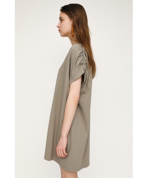 SLY(スライ)の「GATHER PUFF MINI OP ギャザー パフ ミニ ワンピース(ワンピース・レディース・ホワイト/グレー/ブラック・FREE)」の8枚目の写真