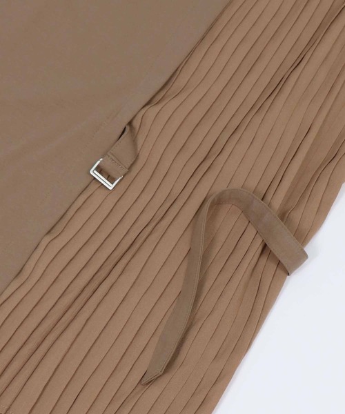 &g'aime(アンジェム)の「【&g’aime】プリーツレイヤードトップス(Tシャツ/カットソー・レディース・ホワイト/ブラック/ベージュ・FREE)」の15枚目の写真