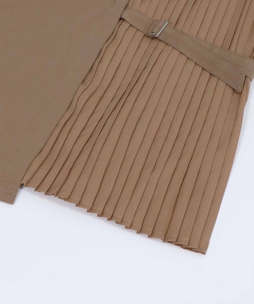 &g'aime(アンジェム)の「【&g’aime】プリーツレイヤードトップス(Tシャツ/カットソー・レディース・ホワイト/ブラック/ベージュ・FREE)」の19枚目の写真