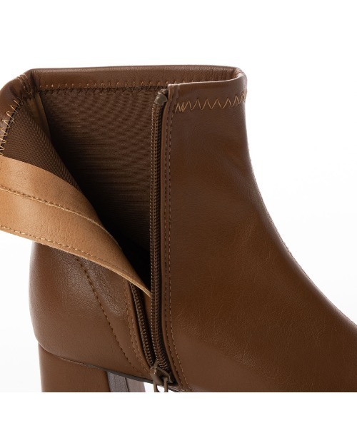 EVOL（イーボル）の「【EVOL】  ステッチブーツ IR9680（ブーツ・レディース・アイボリー/ブラウン/ブラック/ベージュ・22.5cm/23.5cm/24.5cm/23.0cm/24.0cm/25.0cm）」の16枚目の写真