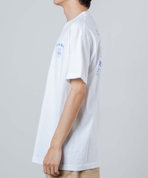 Manhattan Records（マンハッタン レコーズ）の「∴WEGO/Manhattan Records × 台風飯店コラボTシャツ（Tシャツ/カットソー・メンズ・ホワイト/ブラック・MEDIUM/LARGE/X-LARGE/XX-LARGE）」の6枚目の写真