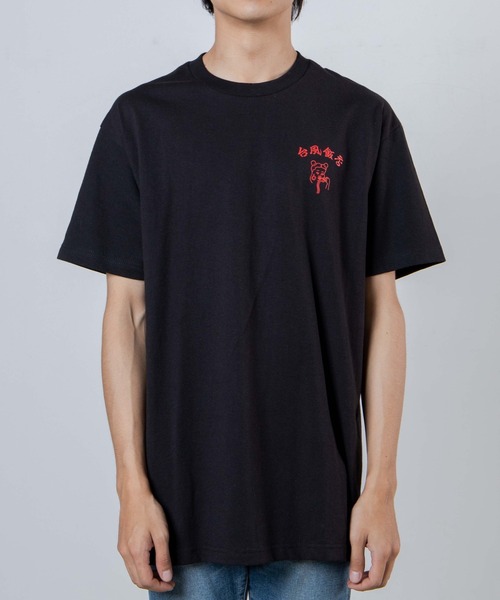 Manhattan Records（マンハッタン レコーズ）の「∴WEGO/Manhattan Records × 台風飯店コラボTシャツ（Tシャツ/カットソー・メンズ・ホワイト/ブラック・MEDIUM/LARGE/X-LARGE/XX-LARGE）」の13枚目の写真