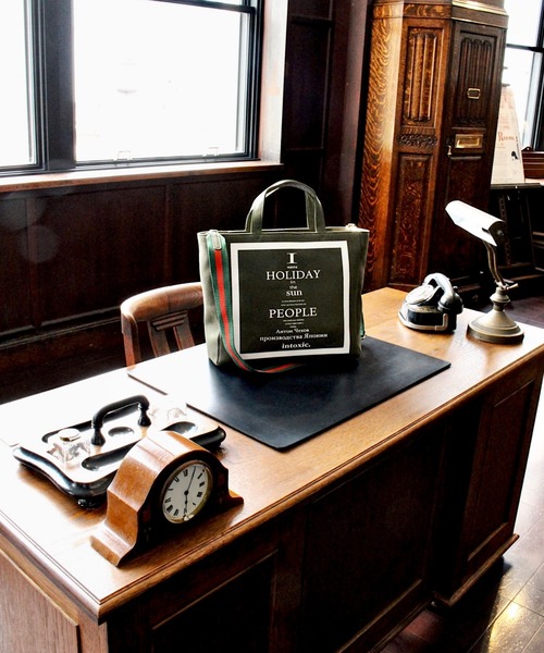 intoxic.（イントキシック）の「【intoxic.】レコードボックストート（トートバッグ・レディース・グリーン/ブラック・FREE）」の12枚目の写真