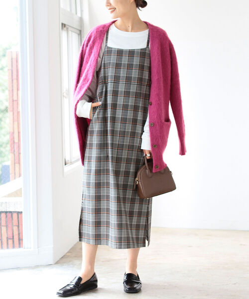 B:MING by BEAMS(ビーミングバイビームス)の「B:MING by BEAMS / バックリボン ジャンパースカート 21AW(ジャンパースカート・レディース・ブラック/その他2/その他1・MEDIUM/SMALL)」の3枚目の写真