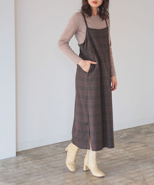 B:MING by BEAMS(ビーミングバイビームス)の「B:MING by BEAMS / バックリボン ジャンパースカート 21AW(ジャンパースカート・レディース・ブラック/その他2/その他1・MEDIUM/SMALL)」の6枚目の写真